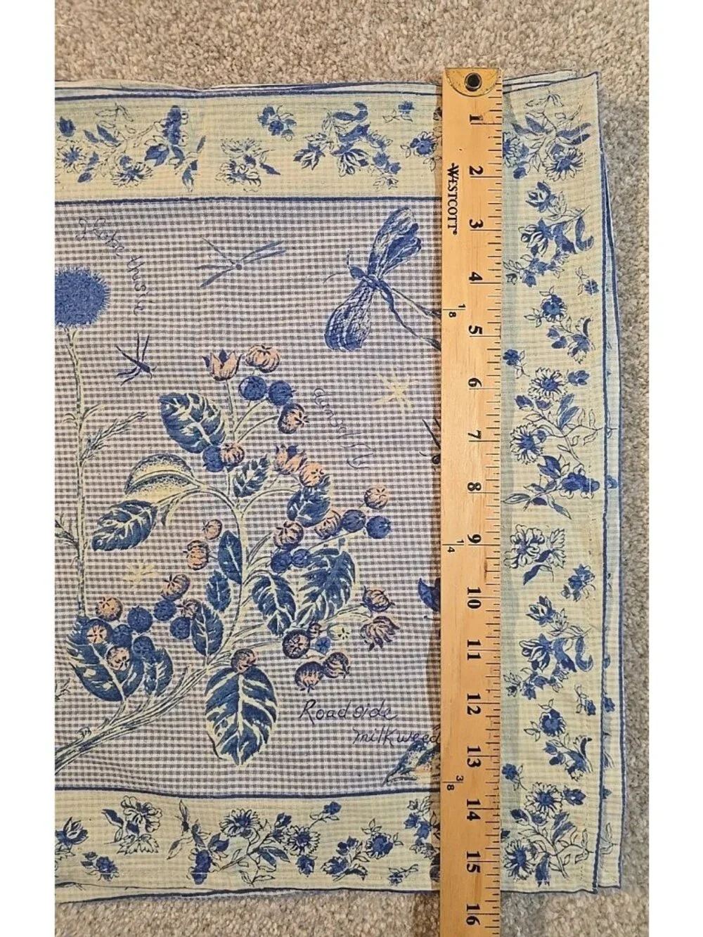 6 Vtg April Cornell 2000 Napkins Damselfly 16